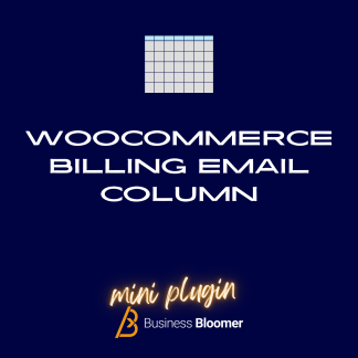 WooCommerce Billing Email Column Mini-Plugin